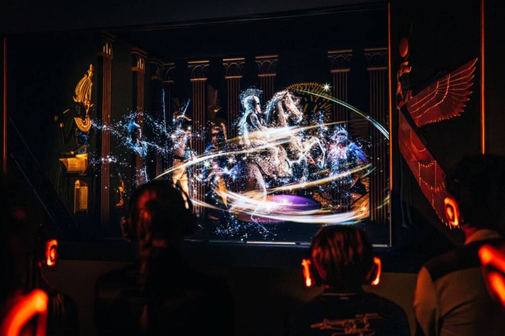 Holograma de la exposición inmersiva